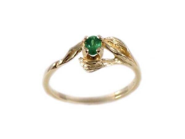 Alexandrite Gold Ring ¼ct Antique 19thC Russia Natural Color-Change Genuine 14kt