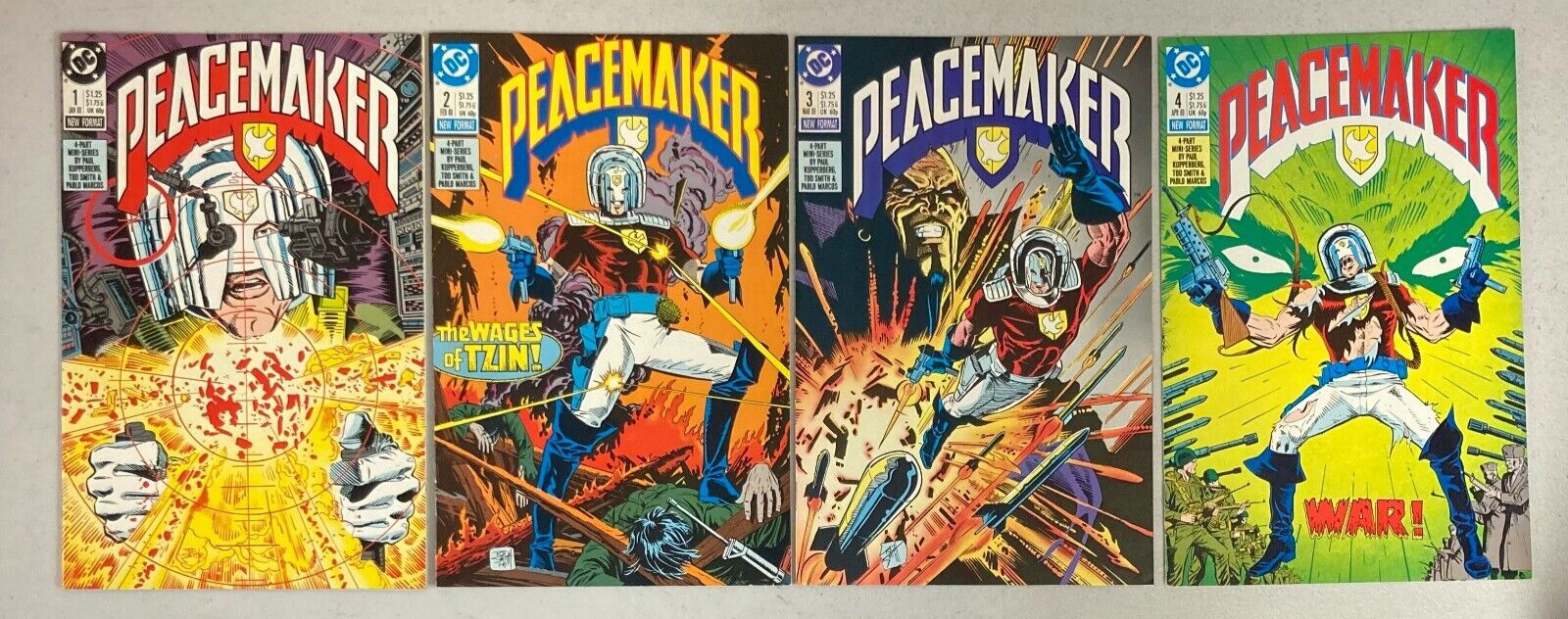 Peacemaker #1-4 (1988) FN/VF Complete Series DC Comics Suicide Squad John Cena