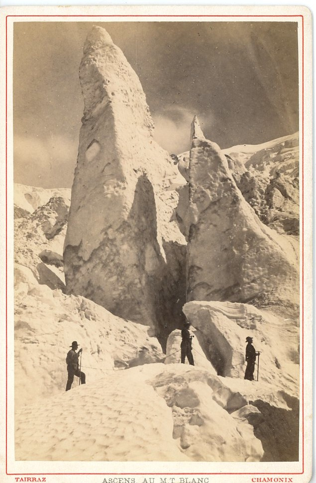 Tairraz, France, Chamonix, Ascension sur le Mont Blanc vintage albumen print, c