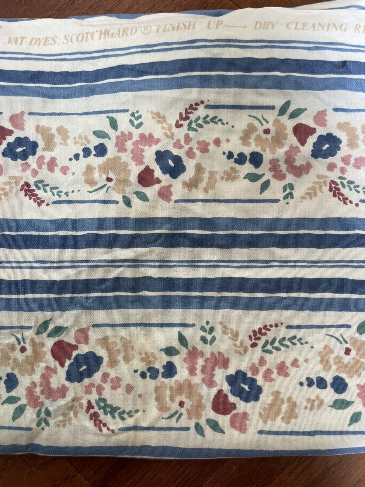 Vintage Waverly Fabric Schumacher Floral Pattern, 6.6 Yards