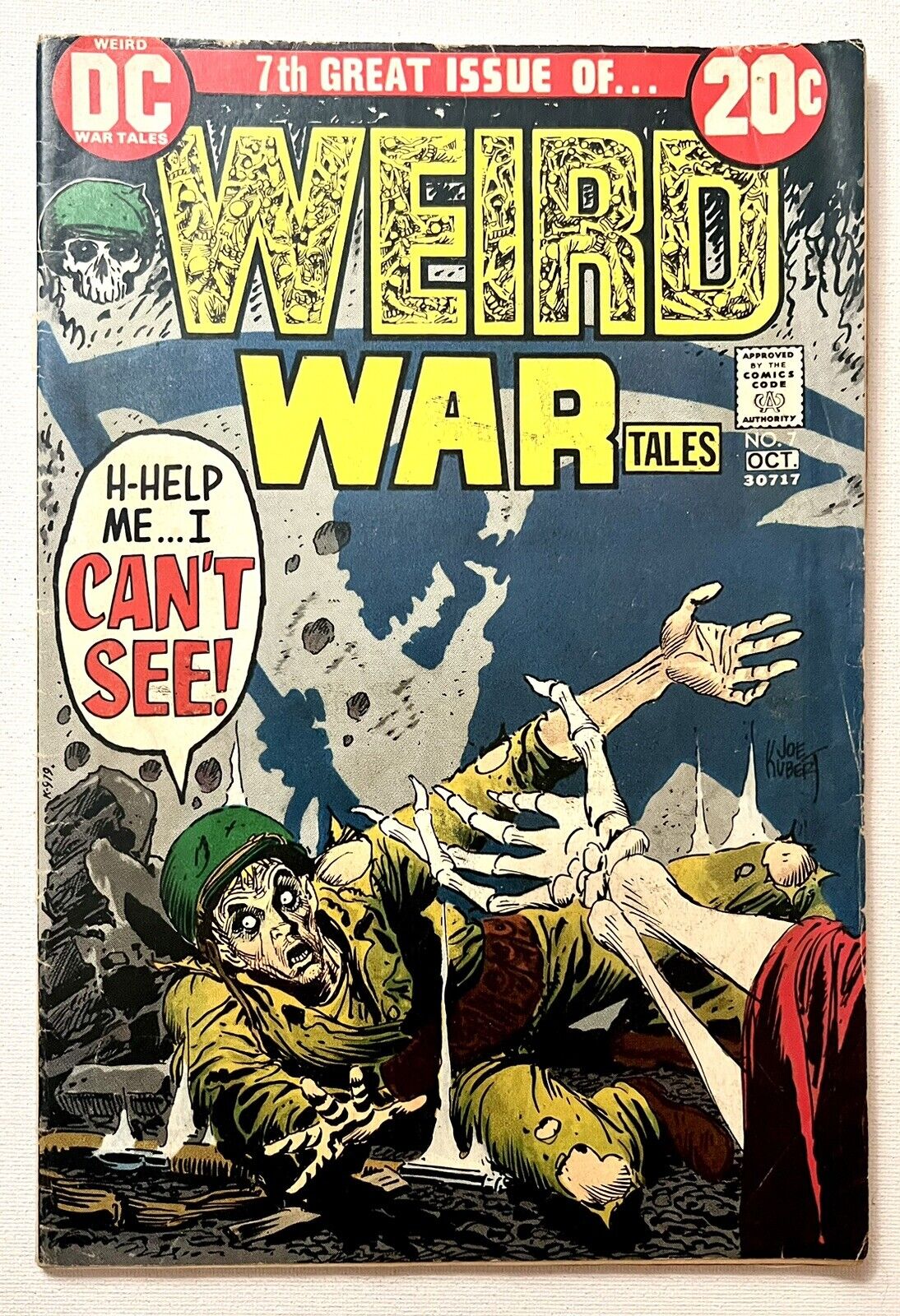 🩸Weird War Tales #7 (1972) DC Comics Bronze Age Joe Kubert- Low Grade