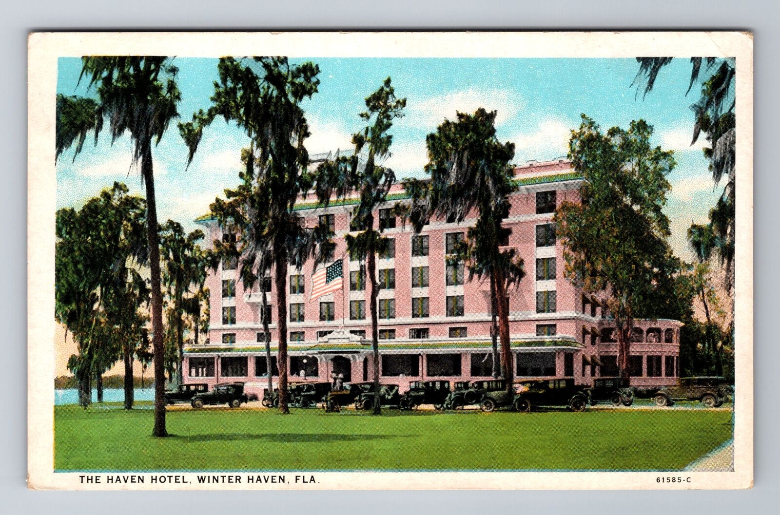Winter Haven FL-Florida, The Haven Hotel, Advertising, Vintage Souvenir Postcard