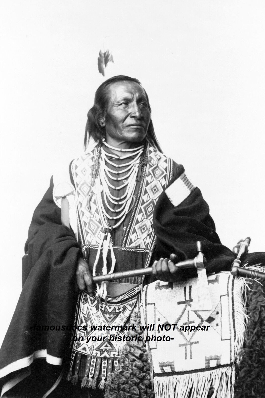 Chief Red Fox PHOTO Crazy Horse Nephew Buffalo Bill Wild West Show Indian