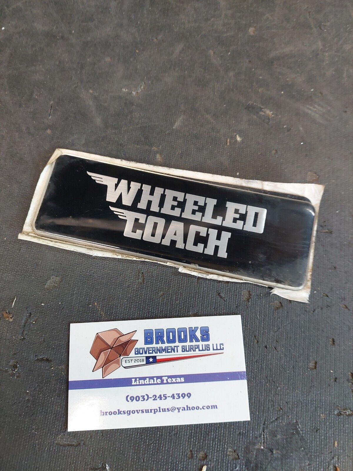 Wheeled Coach Ambulance Vehicle Decal Logo