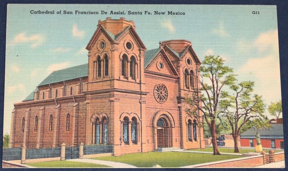 Cathedral of San Francisco De Assisi, Santa Fe, NM Postcard