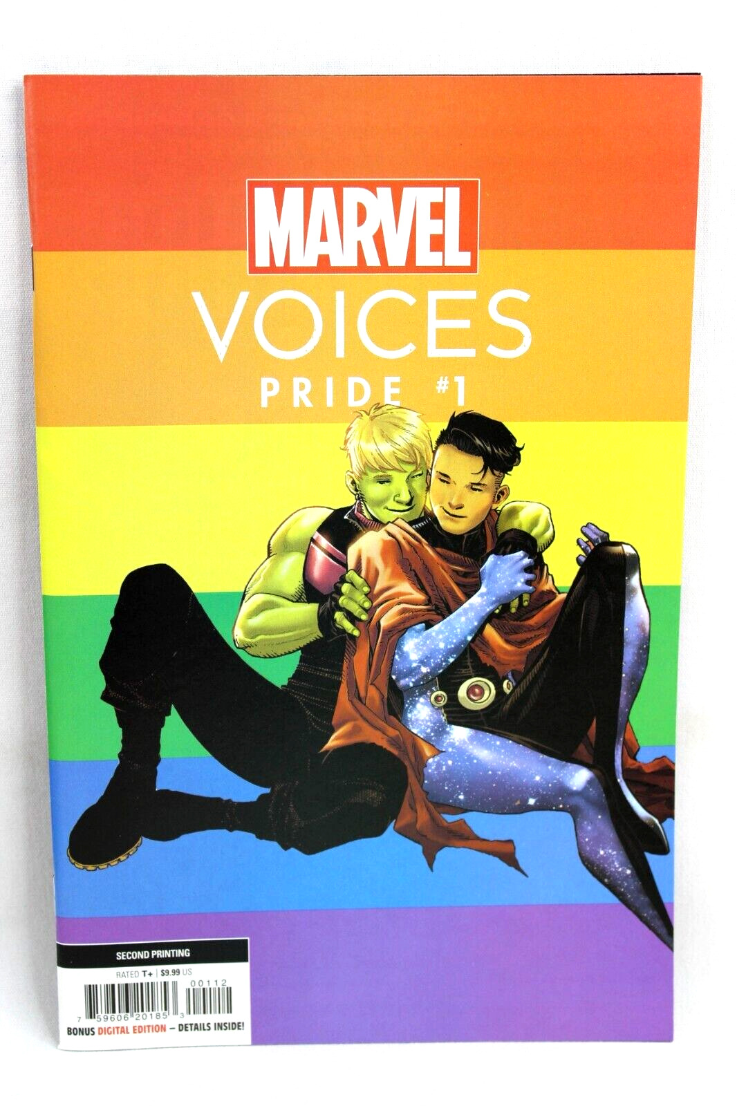 Marvel Voices Pride #1 Rainbow Cover 2nd Print Variant 2021 Marvel Comics F+