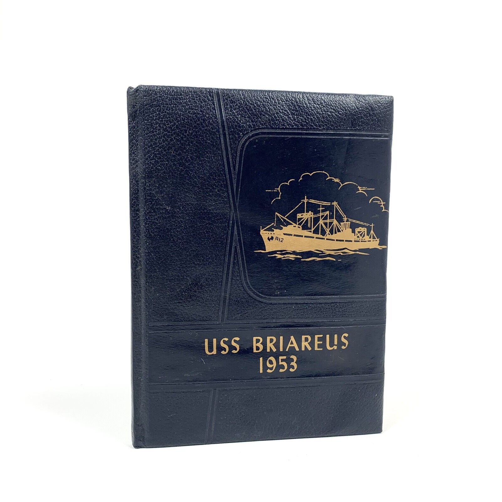 USS Briareus (AR-12) 1952 1953 Cruise Book Deployment Log Cruisebook