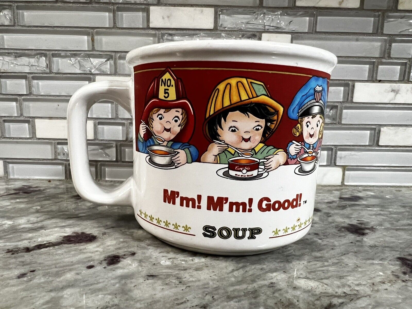 Vintage Campbell's Soup Mug Bowl Westwood Campbell's Kids 1993  14oz 