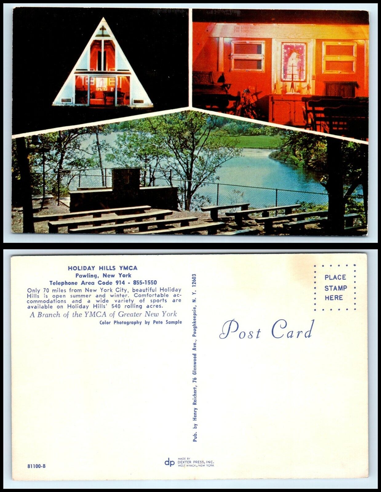 NEW YORK Postcard - Pawling, Holiday Hills YMCA S14