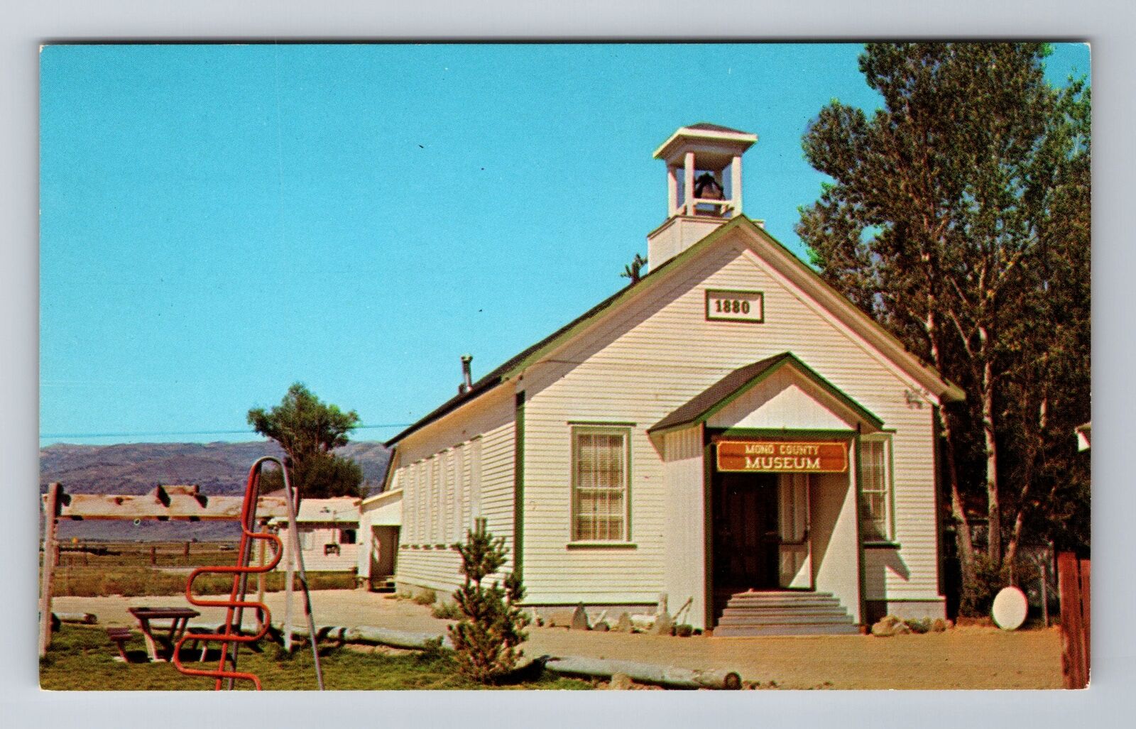 Bridgeport CA-California, School, Museum, Antique, Vintage Postcard