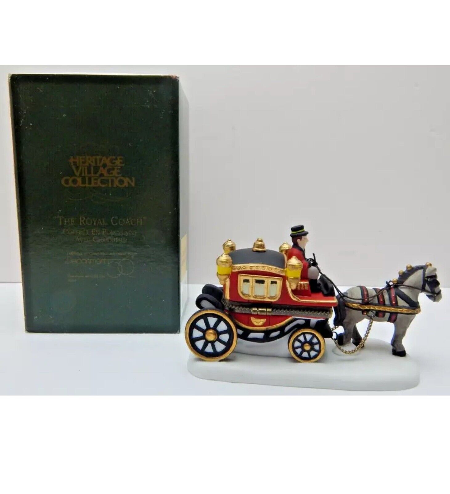 Dept. 56 The Royal Coach HINGED BOX Dickens 56.57501 New In Box