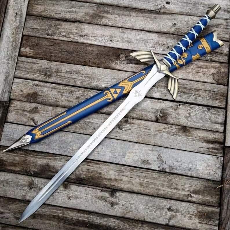 Limited Edition Legend Of Zelda Master  Sword  Full Size Replica Metal Art Work