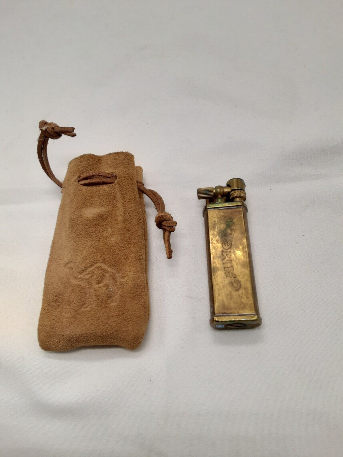 Ultra Rare Antique Brass Lift Arm Camel Cigarette Lighter