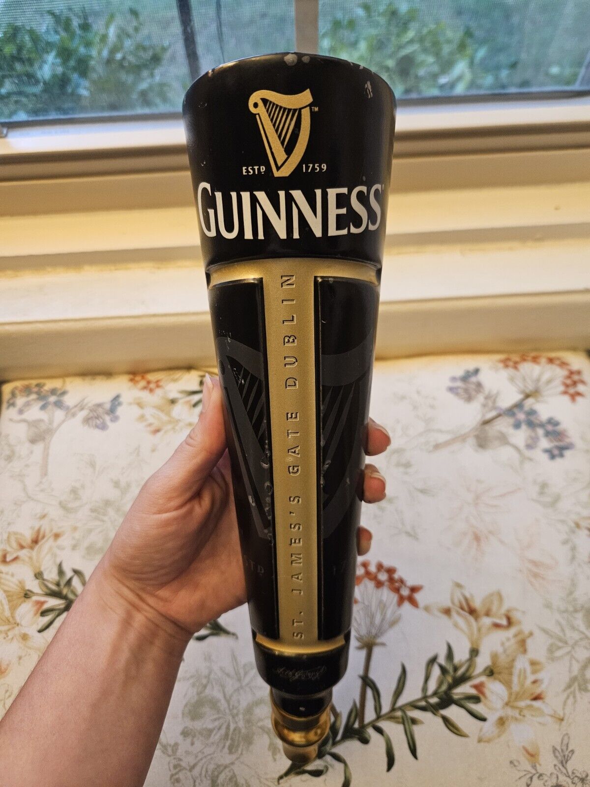 Guinness Draft Beer  St James\'s Gate Dublin, Ireland 11.5 Tap Handle