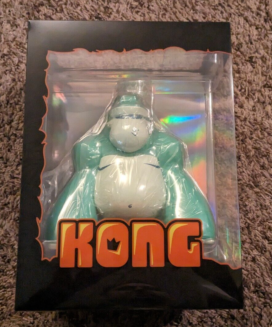 Kong Vinyl Plastic Empire Glow Kong Ghost Kong GITD Blue Vinyl Figure - LE250 6\