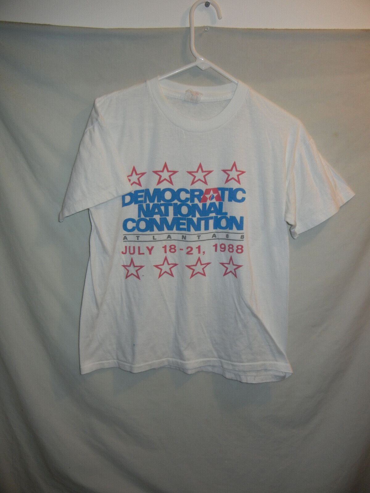 VTG 80s Democratic Convention t-shirt Med political 1988 left party President