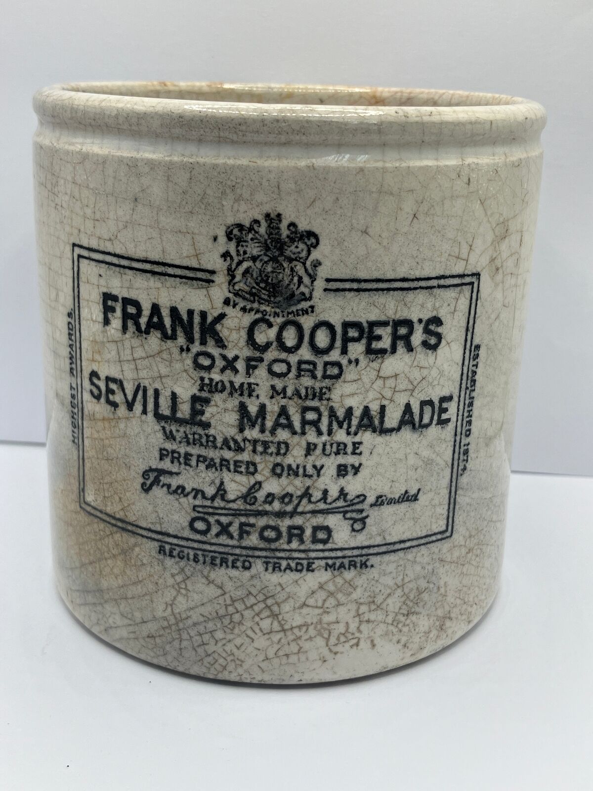 2lb Frank Coopers marmalade jar
