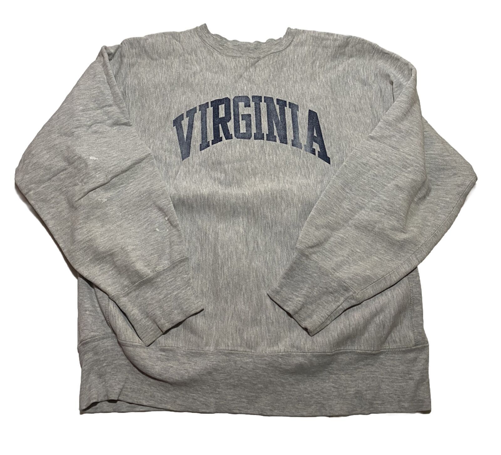 Vtg 80s CHAMPION Virginia Reverse Weave Sweatshirt Size XL Y6