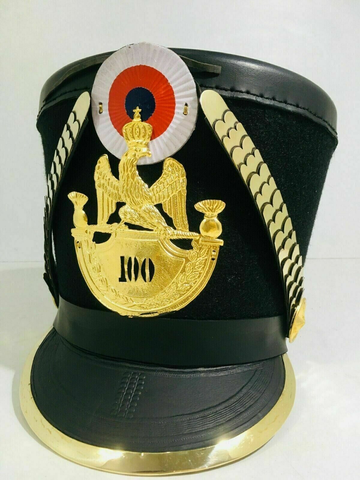DGH® Nepoleonic Era Shako Helmet 1806 Model Infantry Helmet French Napoleonic FS