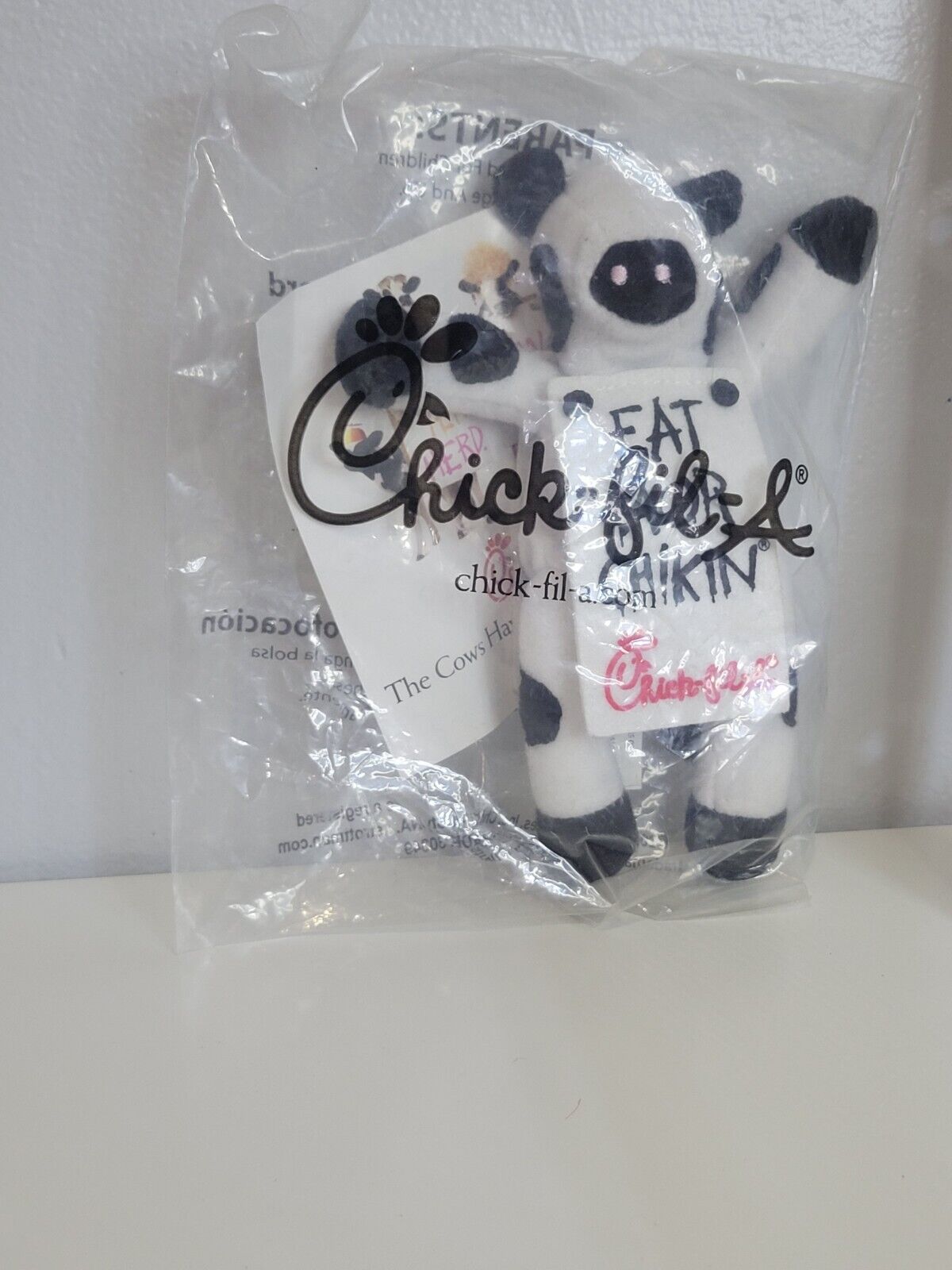 Chick Fil A Cow Eat Mor Chikin More Chicken Small Plush Stuffed Animal 6\