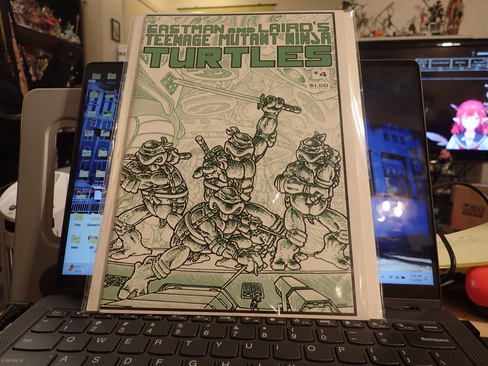 TEENAGE MUTANT NINJA TURTLES #4 1st PRINTING Mirage Studios TMNT Comic Book