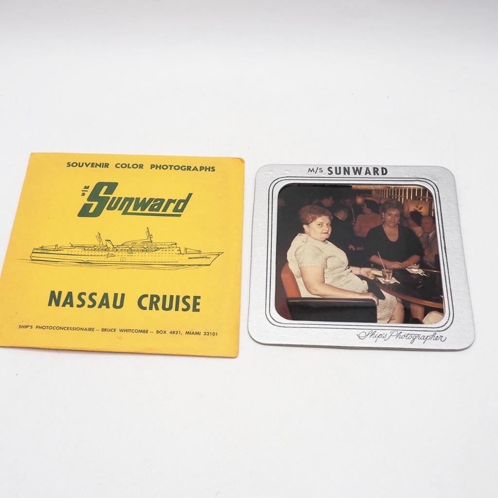 Vintage Nassau Cruise Photograph Sunward 1960\'s