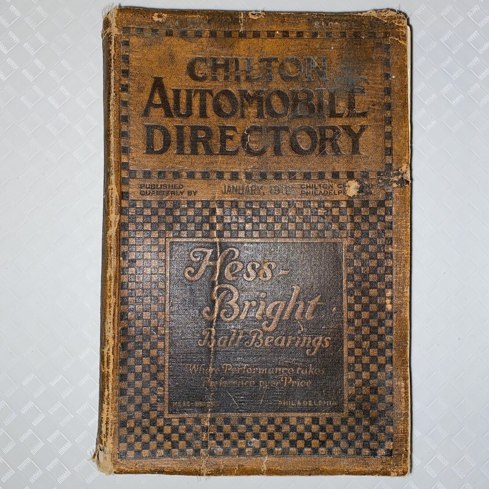 CHILTON Automobile Directory January 1919 Car Parts Reference