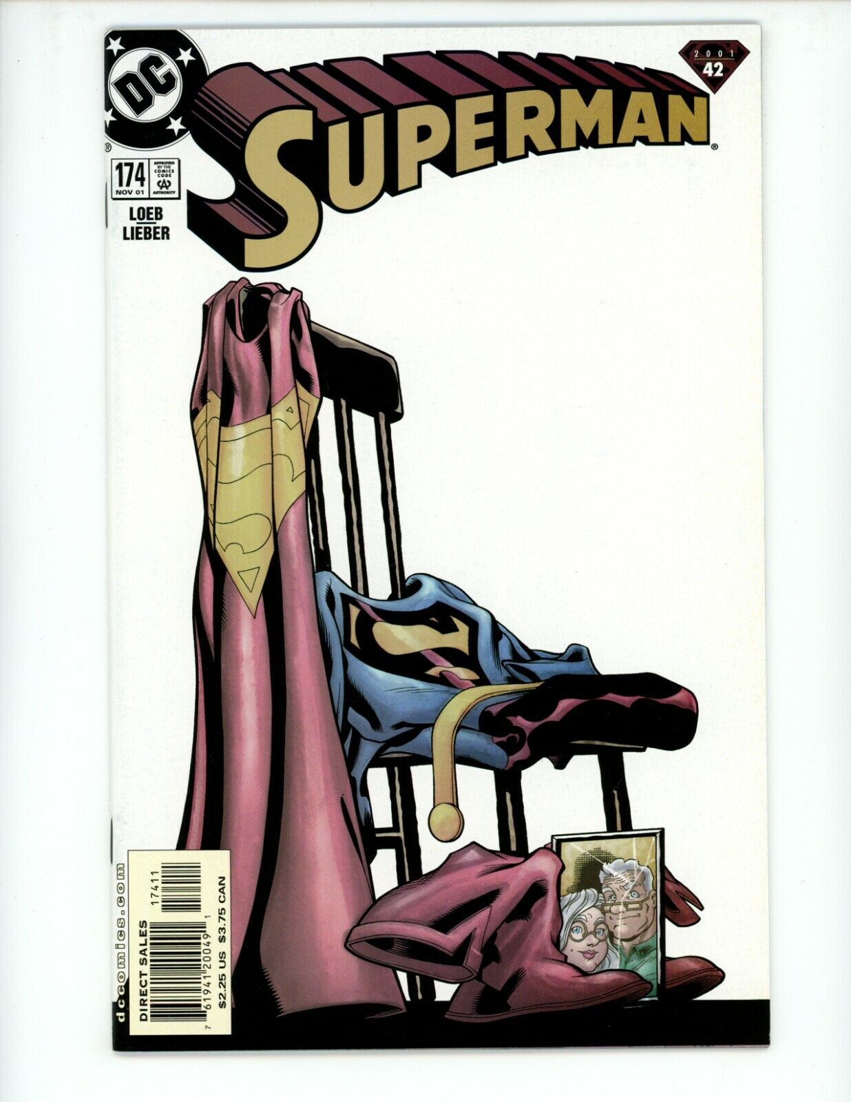 Superman #174 2001 VF-  Jeph Loeb  Ed McGuinness DC Comic Books Comics