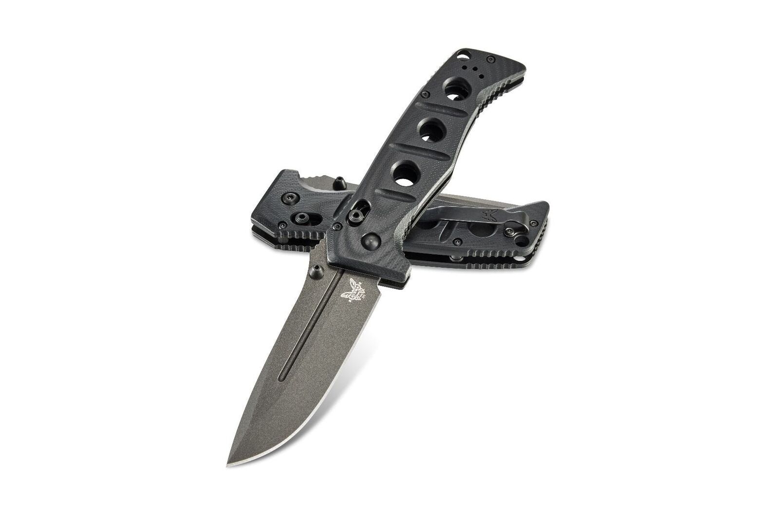 Benchmade Knives Adamas 275GY-1 CPM CruWear Steel Black G10