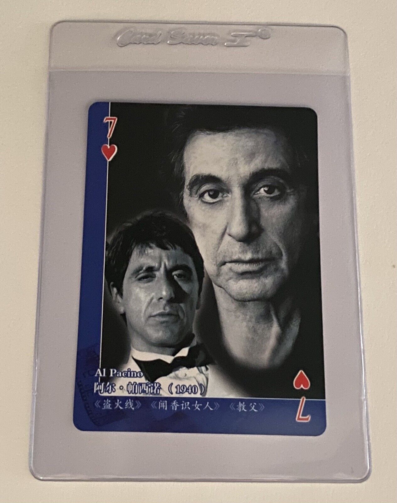 Scarface Al Pacino 1990s Chinese Playing Card Movie Trading Swap Tony Montana