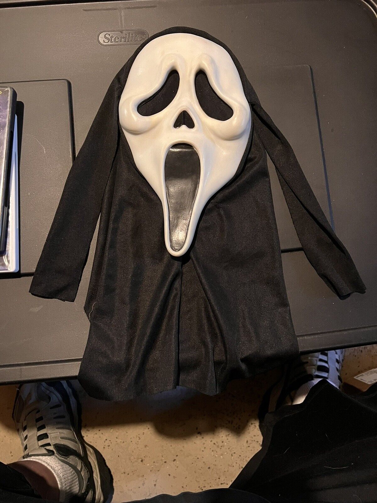 Vintage Ghost Face Scream Mask Fun World Easter Unlimited Glow In The Dark 2000s