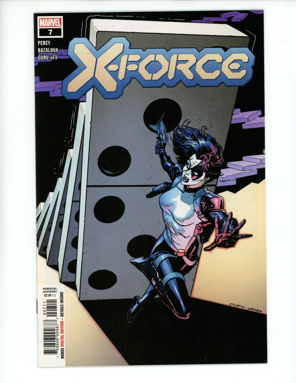 X-Force #7 Comic Book 2020 NM- Oscar Bazaldua Dustin Weaver Marvel Domino