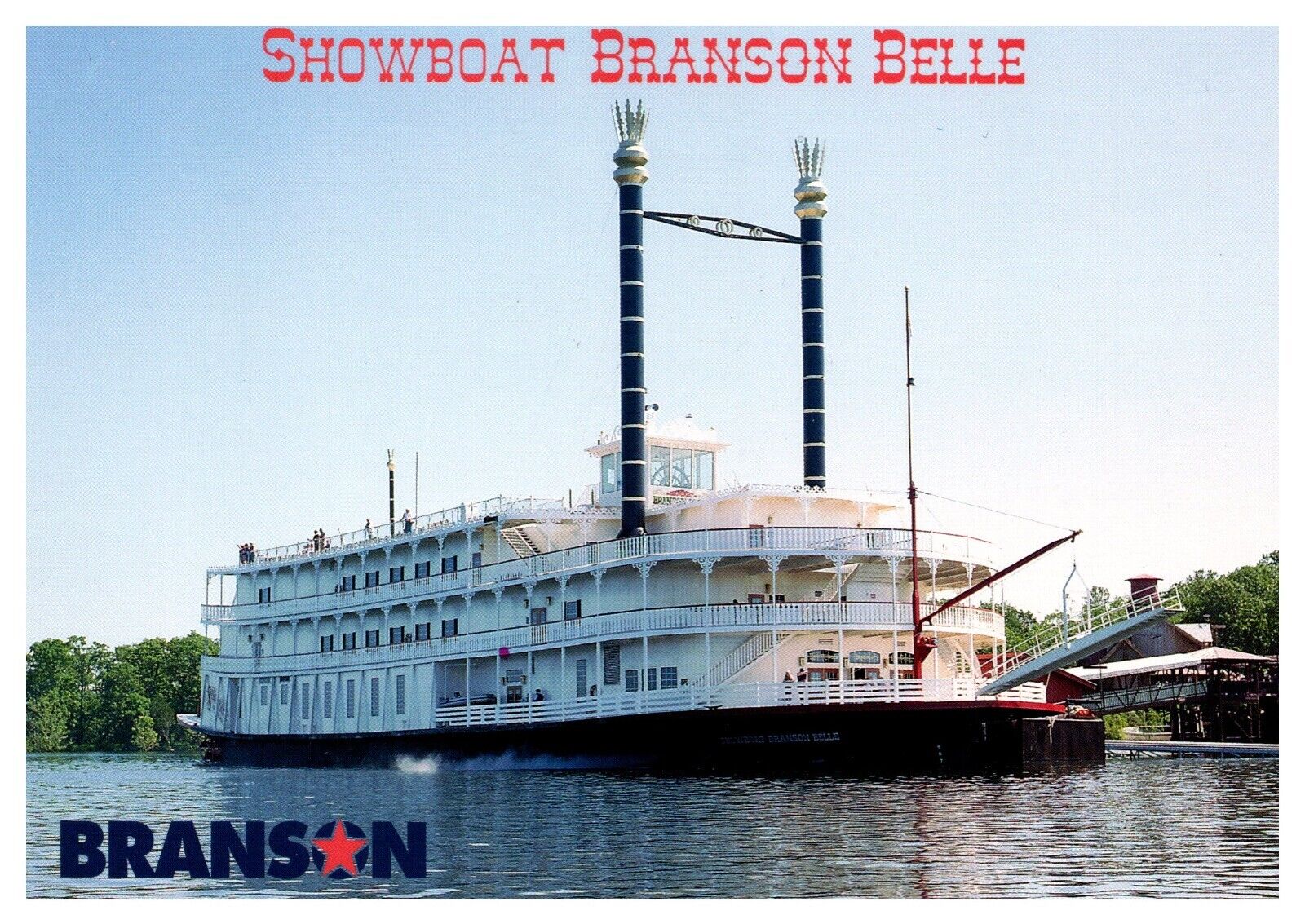 postcard cruising with music & dining on the Showboat Branson Belle Mo. 7006