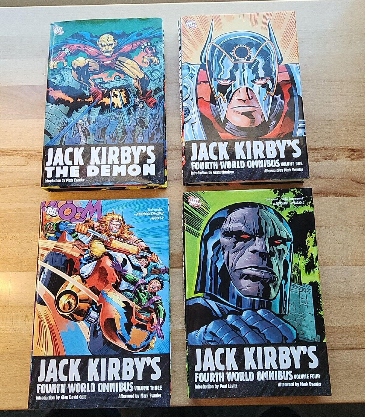 Jack Kirby  The Demon + Omnibus lot of Fourth world volume 1,3,4