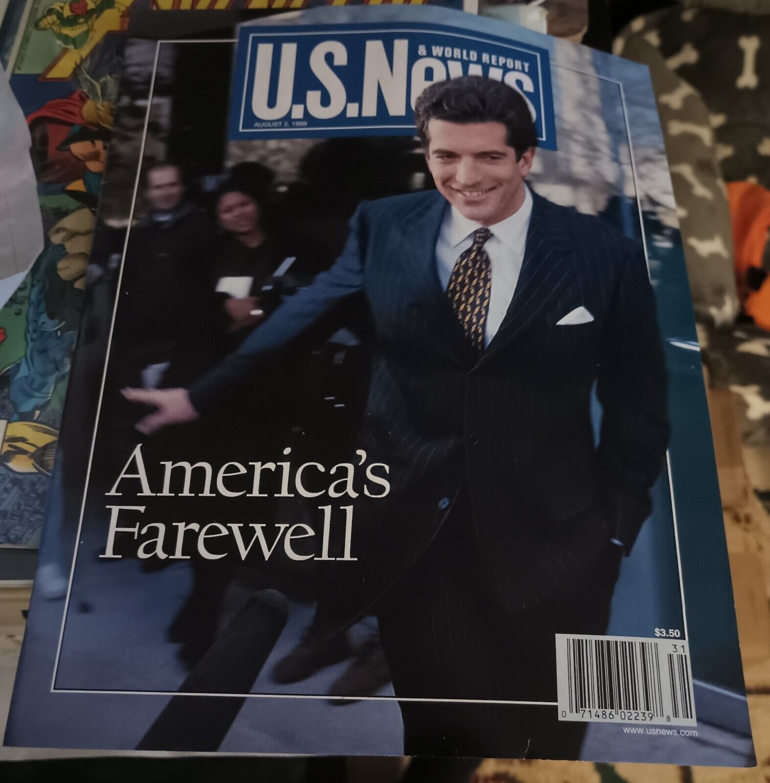 US News & World Report JFK Jr Kennedy Americas Farewell August 1999