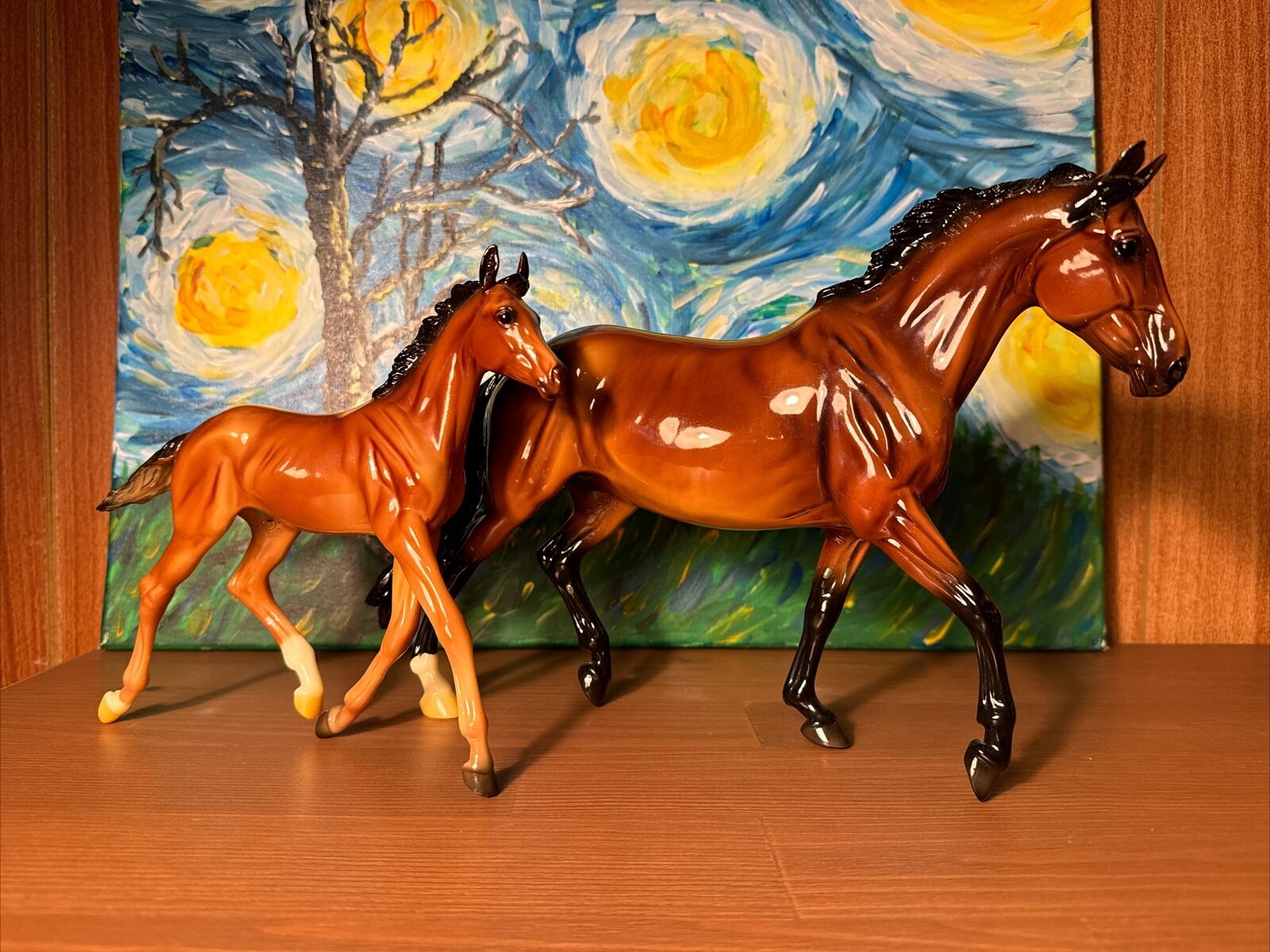 Breyer 2010-20 #1474  GG Valentine and Heartbreaker Glossy Mare and Foal