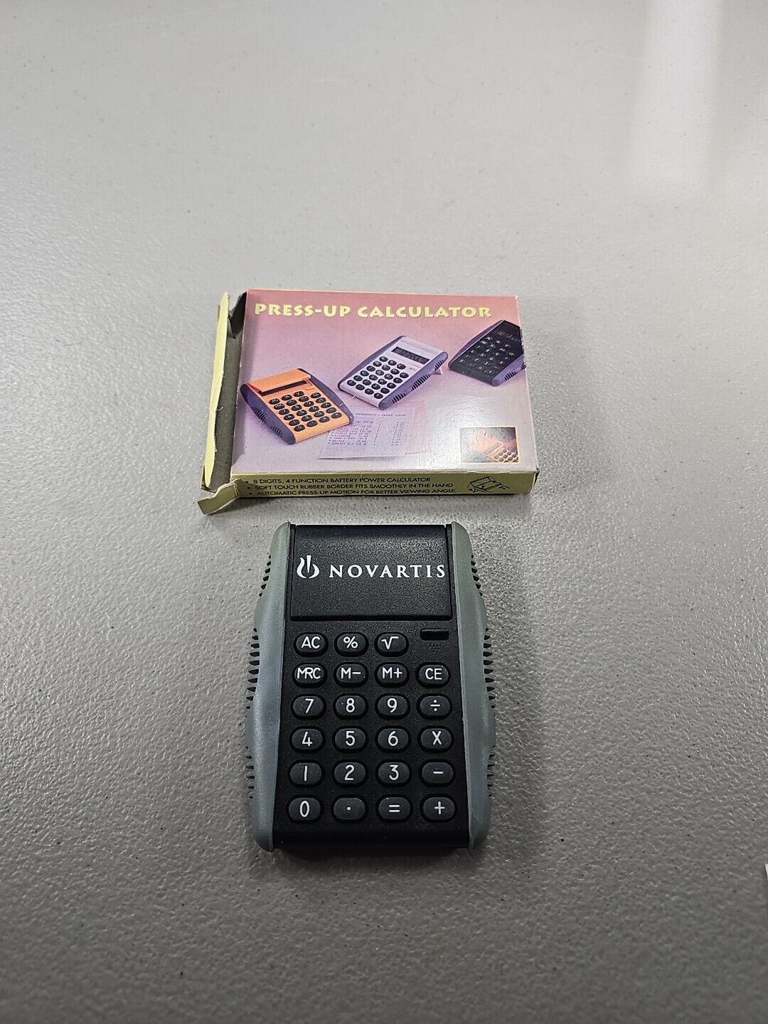 Vintage Pharma Branded Working Press-Up Calculator IOB New Battery TRD 1997