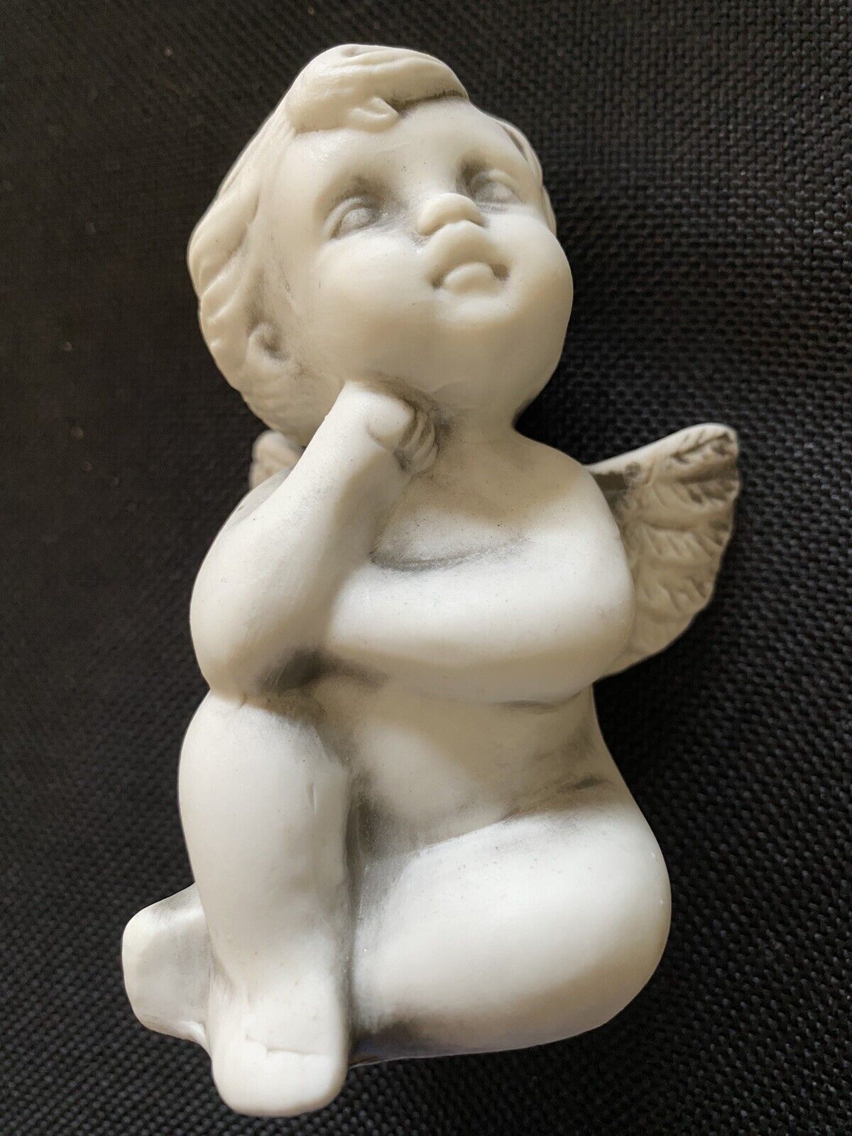 Vintage Ceramic Angel Cherub Praying Figurine