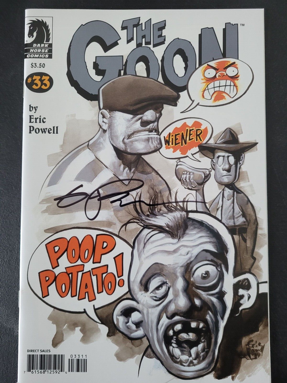 THE GOON #33 (2009) DARK HORSE COMICS AUTOGRAPHED/SIGNED By ERIC POWELL
