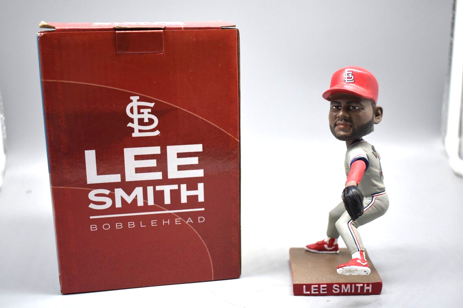 StL Cardinals Lee Smith Bobblehead, 5/10/2022 Bud Bash, Theme Ticket, New in Box