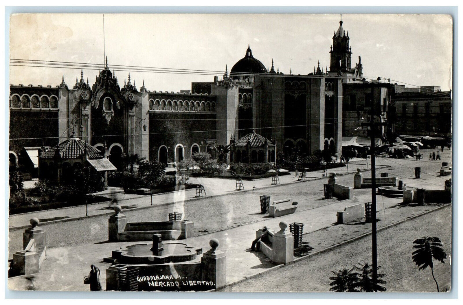 c1950's Guadalajara Mercado Libertad Jalisco Mexico RPPC Photo Postcard