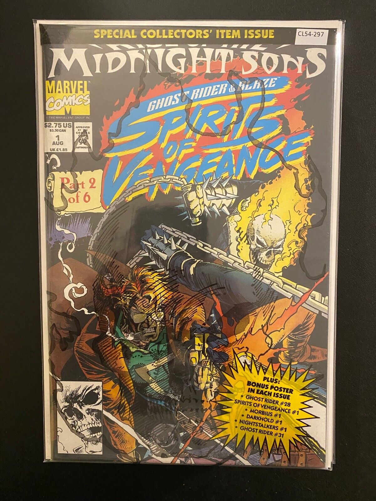 Ghost Rider / Blaze: Spirits of Vengeance #1 1992 High Grade 9.6 Marvel CL54-297