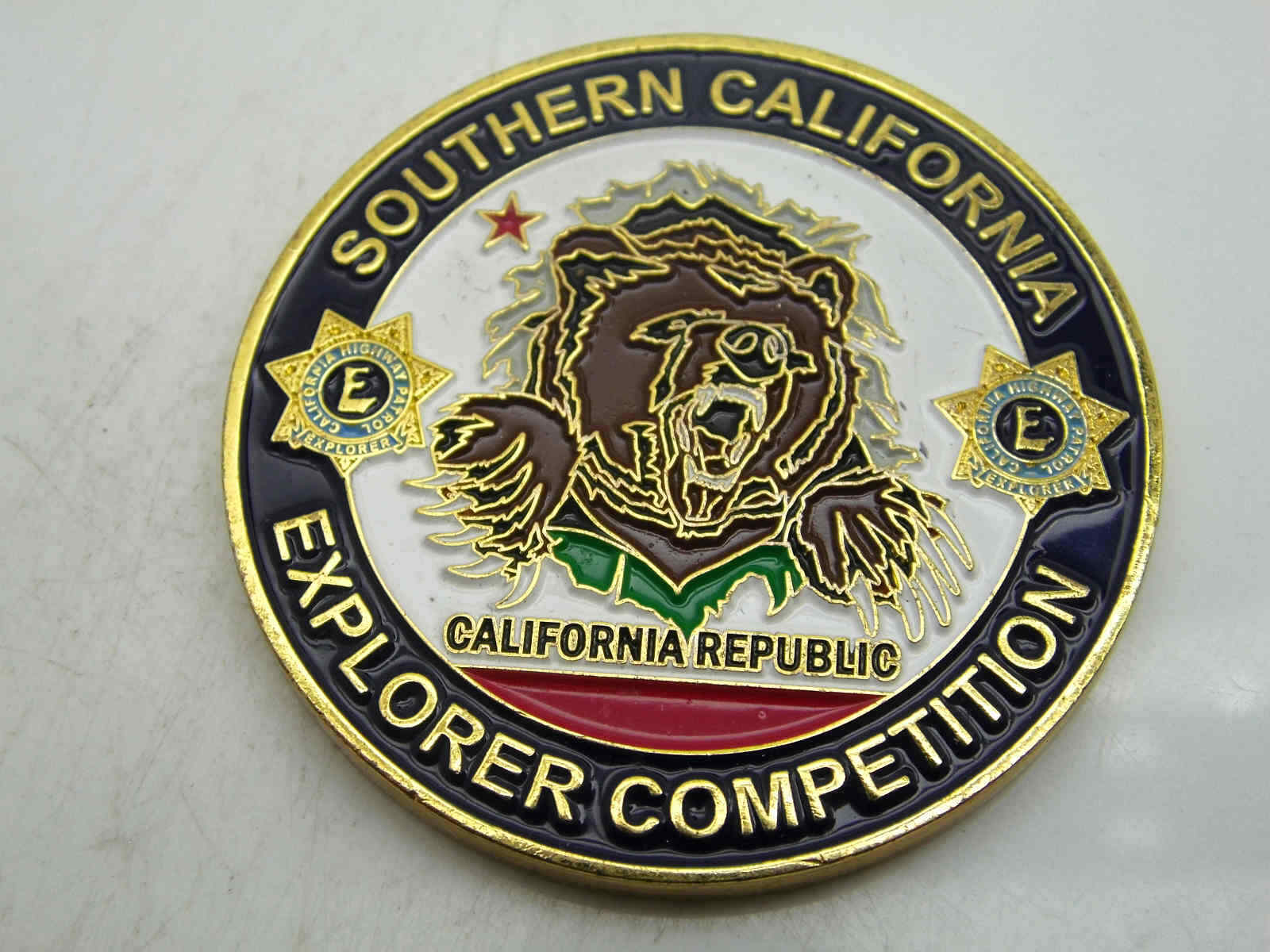 SOUTHERN CALIFORNIA EXPLORER COMPETITION CALIFORNIA REPUBLIC CHALLENGE COIN