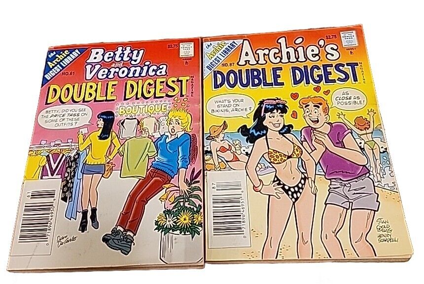 2 Vintage Archie Double Digests