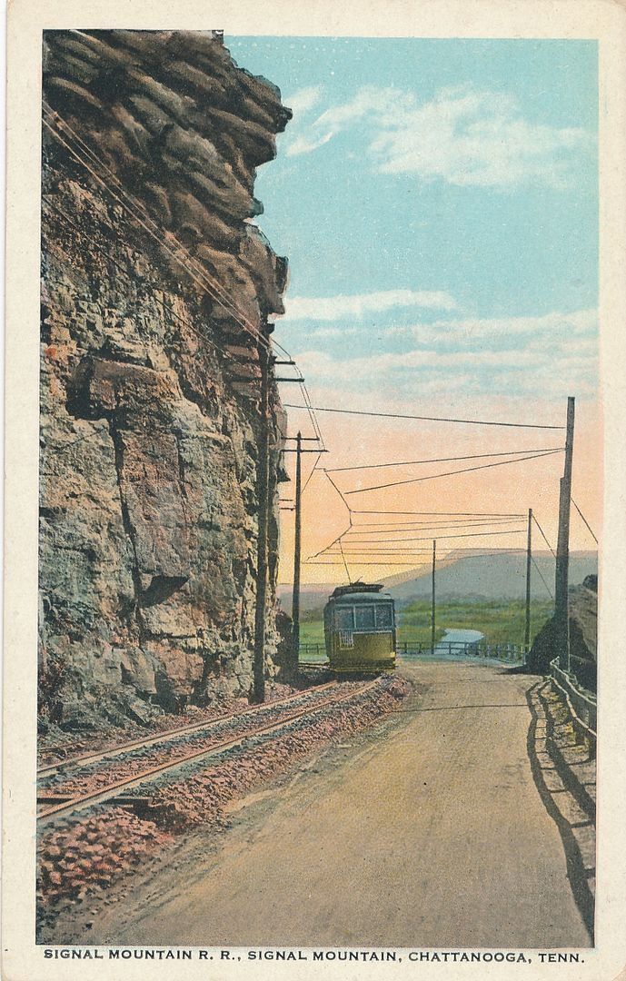 CHATTANOOGA TN - Signal Mountain Railroad Postcard
