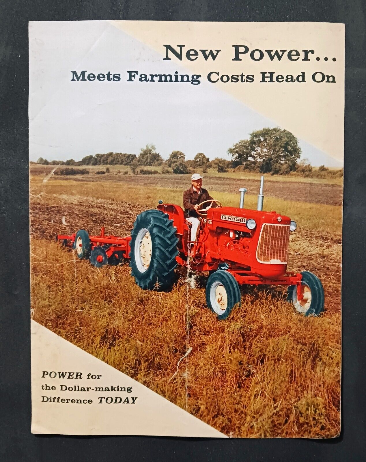 Vintage Allis Chalmers Tractor Advertising Pamphlet Booklet Mailer Farm