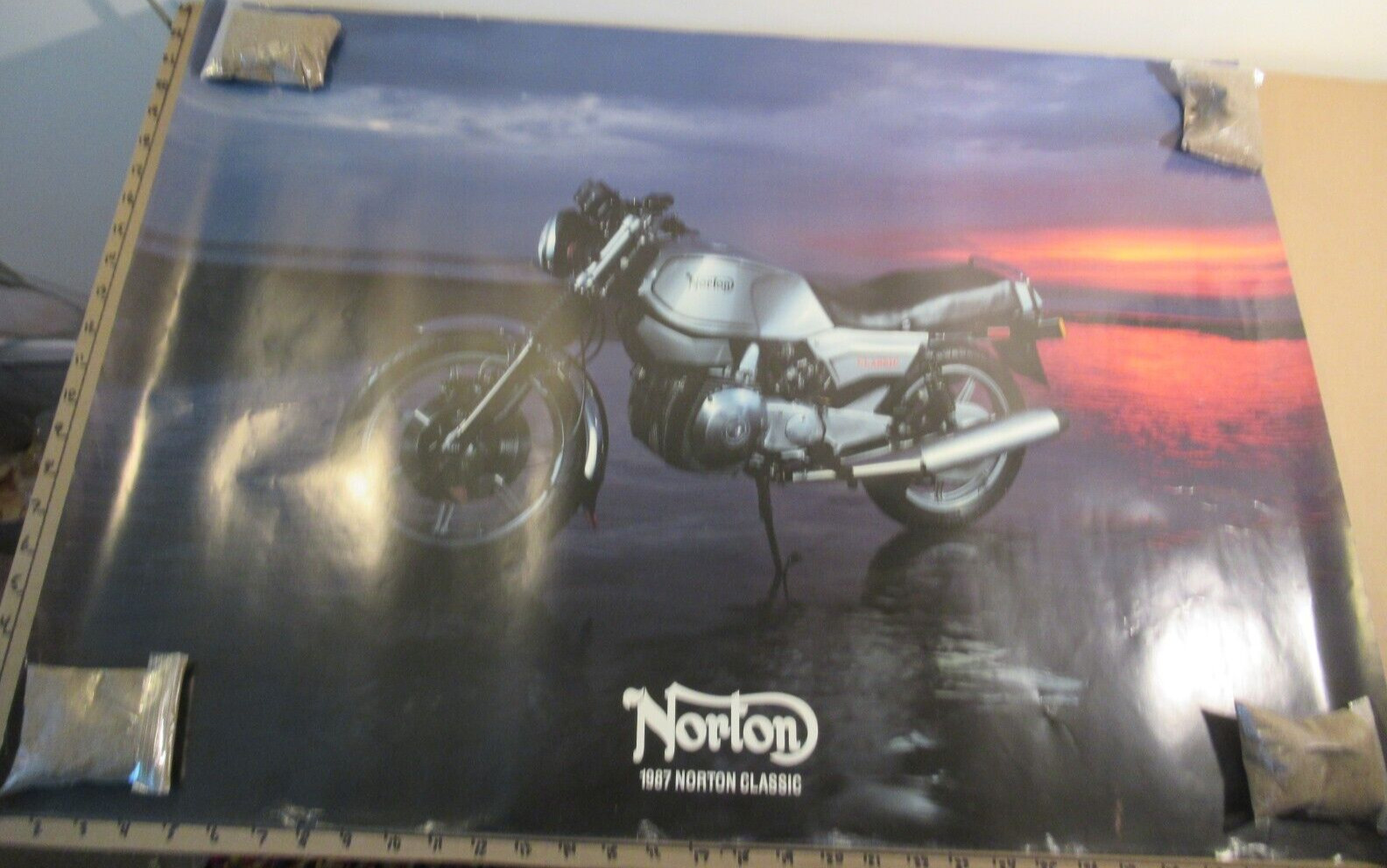 1987 Norton Classic  Dealer Motorcycle Poster 53