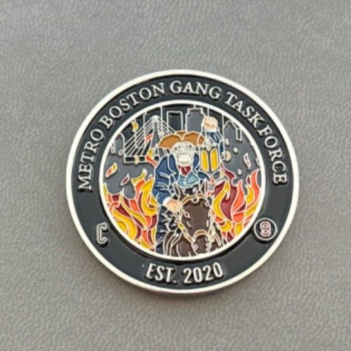 Metro Boston Gang Task Force Challenge Coin