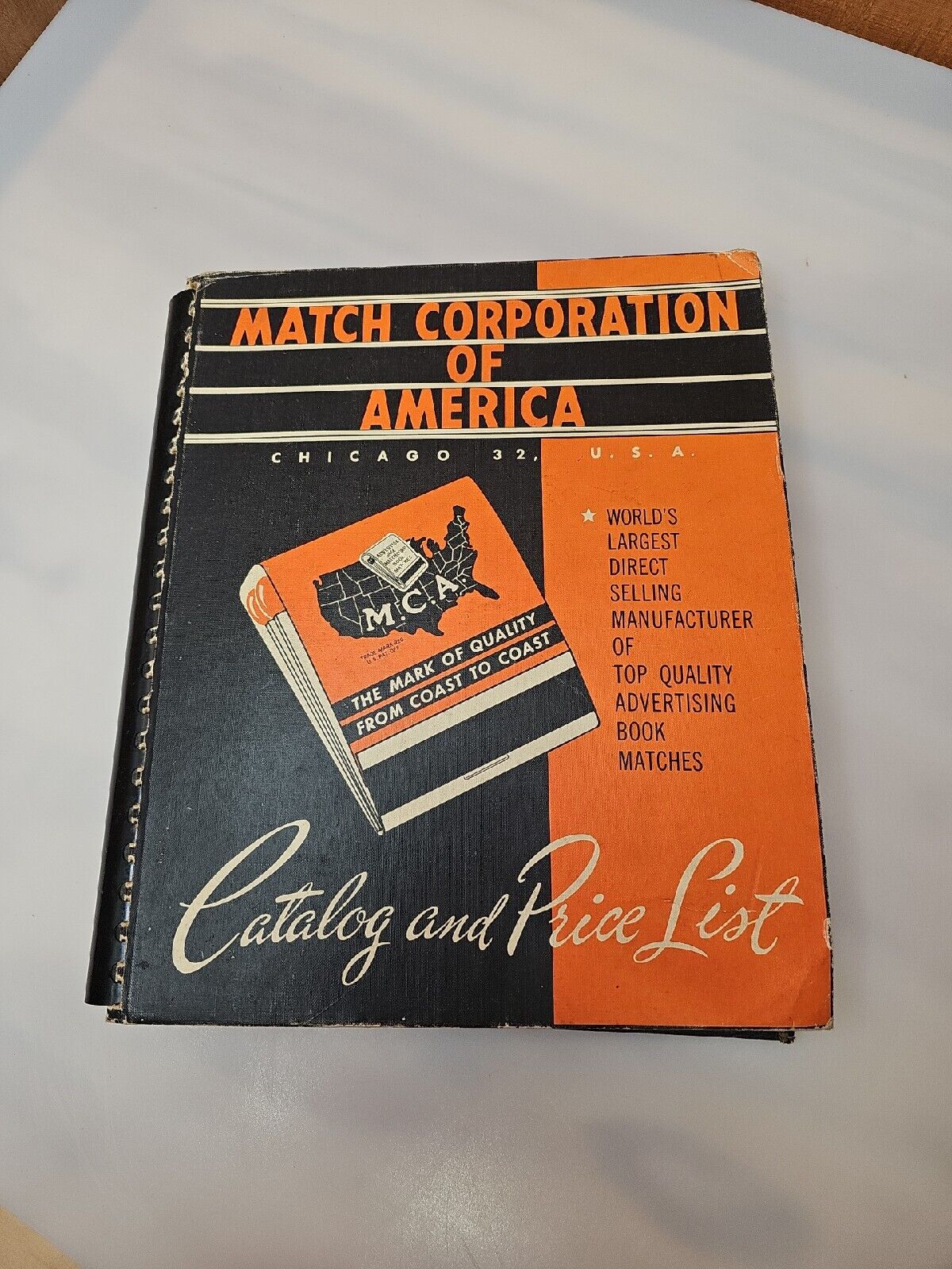 Match Corporation of America Catalog Matchbooks 1961 SALESMAN SAMPLE RARE