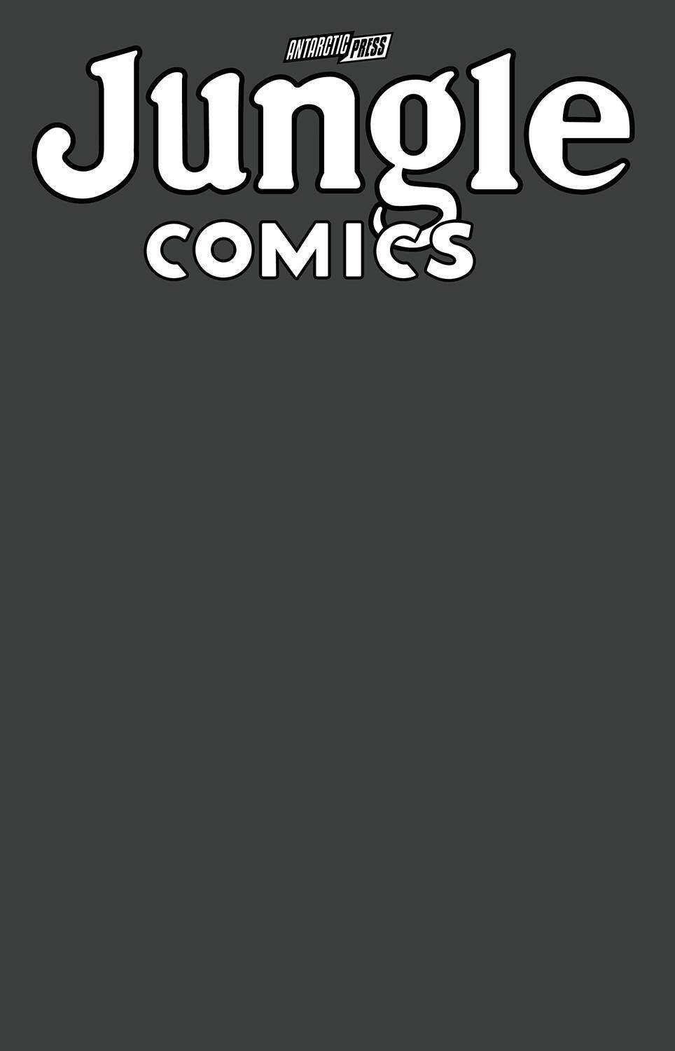 Jungle Comics Sketchbook Gorilla Grey Edition Blank Variant
